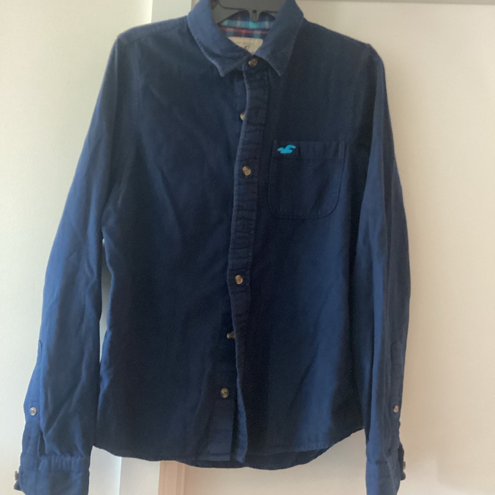 Hollister Blue flannel Shirt
